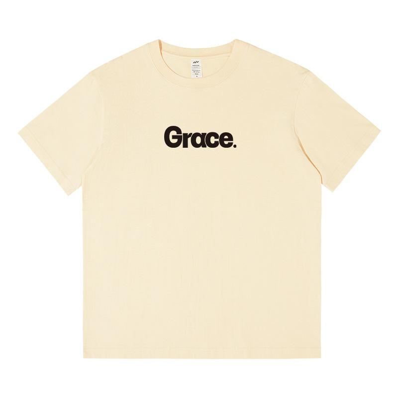 

Cotton Heavyweight Women s Short-sleeved T-shirt Summer Cotton Printing Half-sleeved Simple Smiley Face Student Casual Body Shirt 3XL