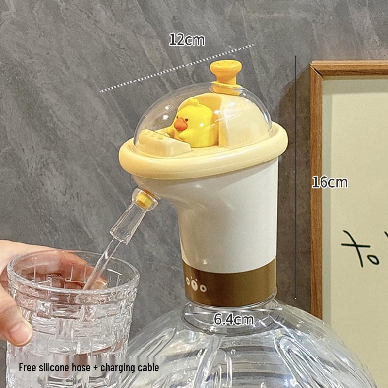 Rechargeable Automatic Electric Water Pump for Bottled Water Dispensers, Home Use, Large Barrels, Pure Water Buckets