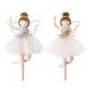 Yousheng Ballerina Christmas Ornament Ballet Girl Dancing with Wing And Tulle Skirt Xmas Tree Hanging Decorations for Holiday Home Party Decor