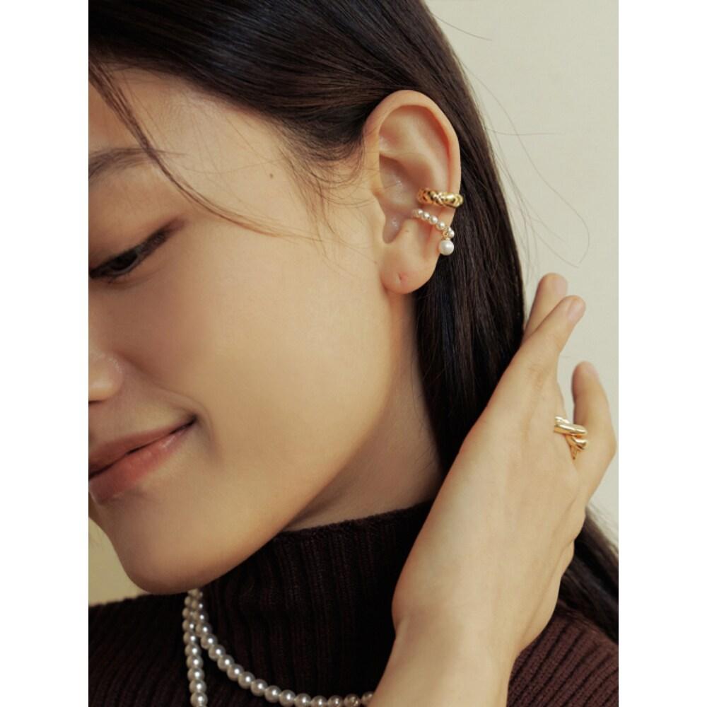 Volume Point Pearl Ear Cuff Set_Se0156