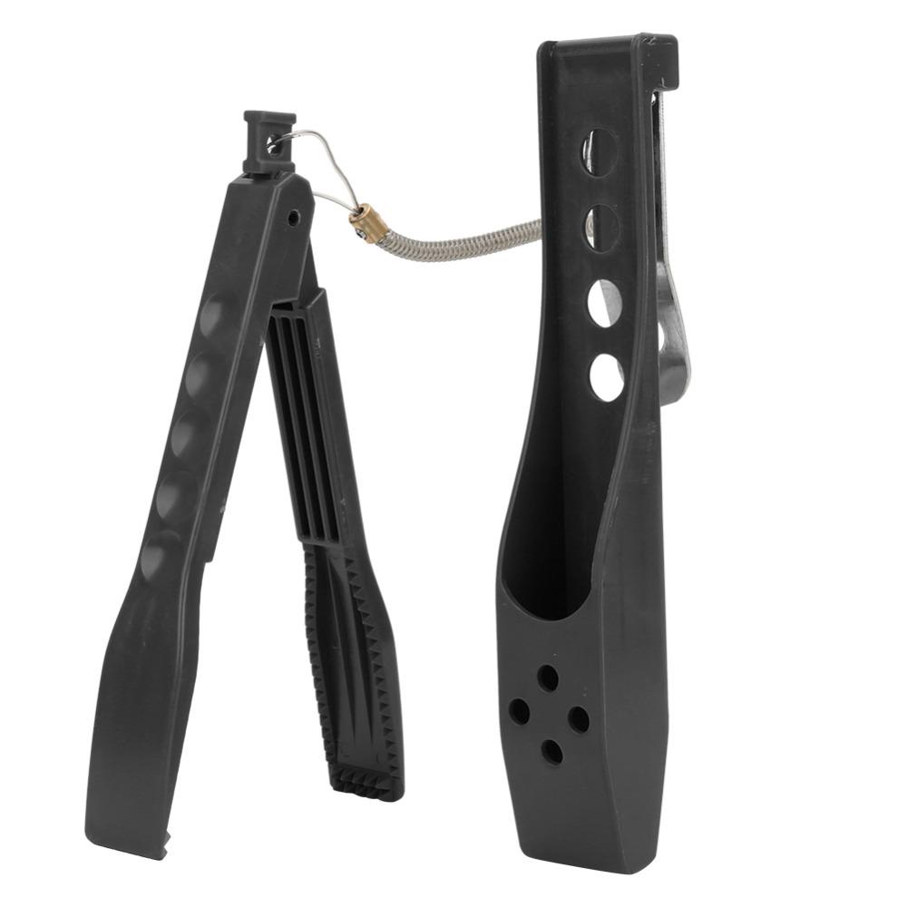 Anti-Skid Handle Fish Lip Gripper with Sleeve Fishing Pliers Fish Gripper Long Distance Fishing
