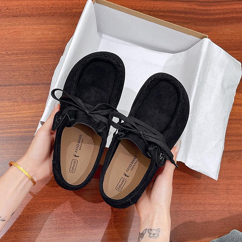 Women's new autumn versatile flat-soled Doudou shoes, small single shoes are trendy