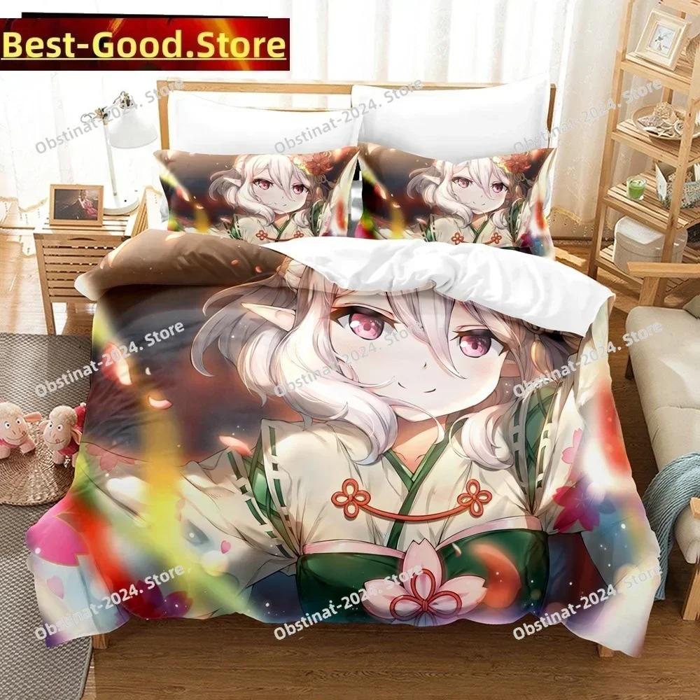 3D Anime Girls The Ryuo's Work Is Never Done Bedding Set Print Single Comforter Duvet Cover Pillow Case 3 Pieces Kids Adult Size