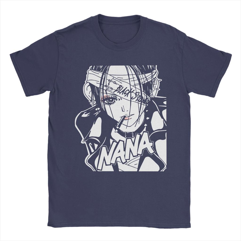 Men Women's Manga Nana Osaki T Shirt Streetwear Harajuku 100% Cotton Clothing Humorous Short Sleeve Tee Shirt Gift T-Shirt