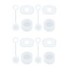 6/12Pcs Accessories for Stanley Cup 1.0 2.0 40oz/ 30oz Tumbler Silicone Spill Proof Stopper Set Straw Cap Leak Stopper