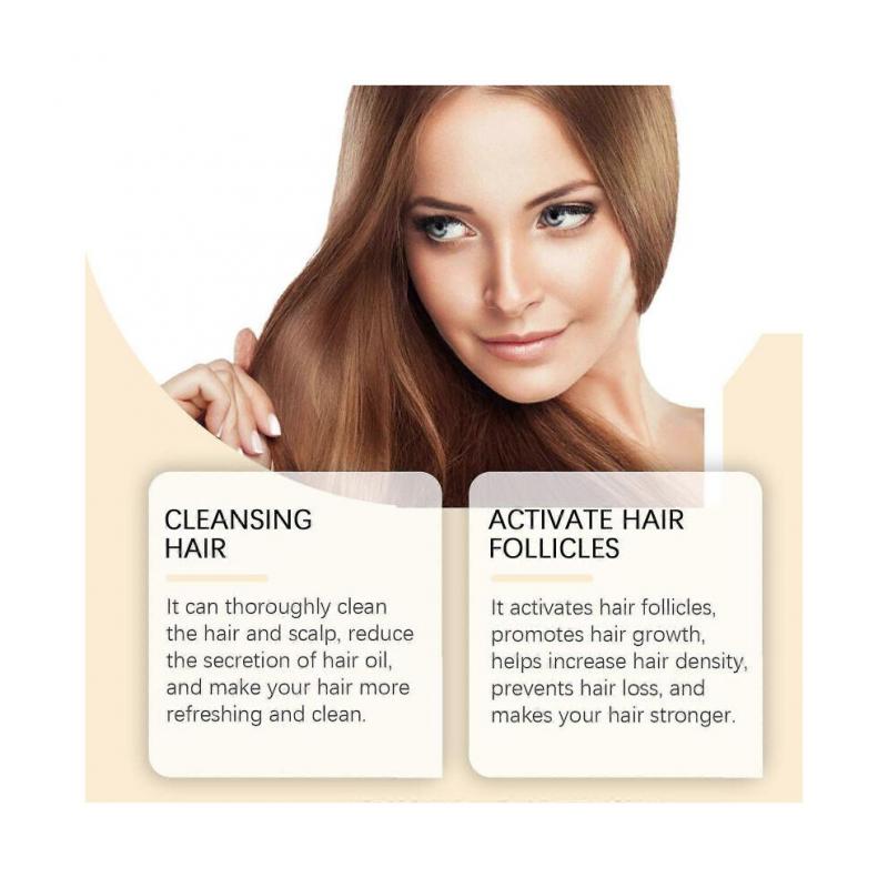 Hoegoa Rice Shampoo Soap Gentle Cleansing Nourishing Scalp Moisturizing Hair Moisturizing Soft Hair Shampoo Soap