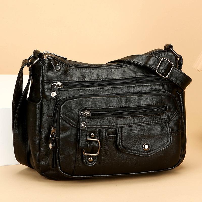 Women's Shoulder Lightweight PU Soft Leather Crossbody Bag