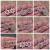 Vintage New Fashion Simple Judaism Menorah Star Of David Charming Drop Dangle Earrings For Lady Women Jewelry Gift
