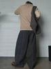 2026 Trend Striped Wool Pleated Casual Pants - Versatile, Simple, Lazy Style