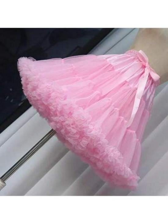 Adult Puff Skirt - Super Puffy Cosplay Crinoline Mesh, Soft Girl Lolita Princess Dress