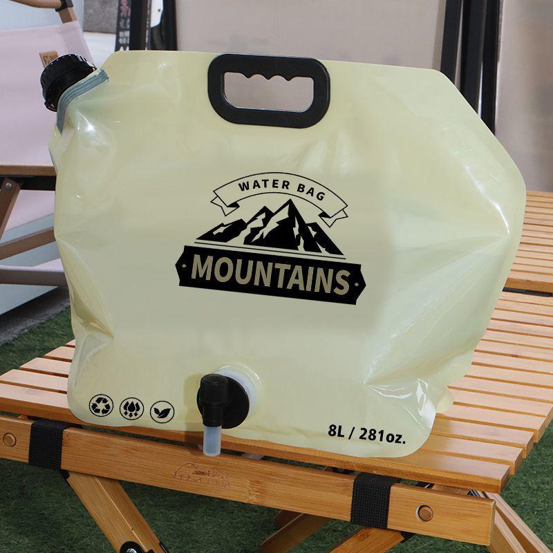 Borsa Portatile per Acqua di Grande Capacità per Uso Alimentare per Campeggio e Escursionismo all'Aperto