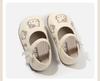 Spring 2026 Soft Sole Leather Baby Walker Shoes with Doll Print - Non-Slip Design