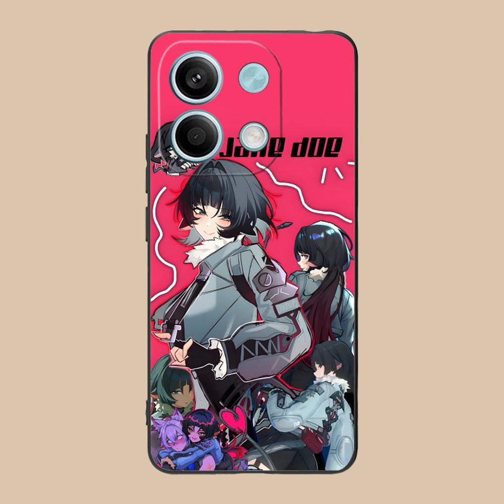 ZZZ Jane Doe Phone Case for Xiaomi 15 14 13 12 Mi 11 T Ultra Lite Pro S X 5G Soft TPU Shockproof Cover