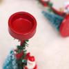 Christmas Party Christmas Tree Candle Christmas Candle Holder Centerpiece For Tables Flat Base Freestanding Design
