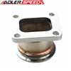 For T3 4 Bolt To 2.5" 63.5mm V Band Turbo Flange Conversion Adapter For Toyota Acura Honda