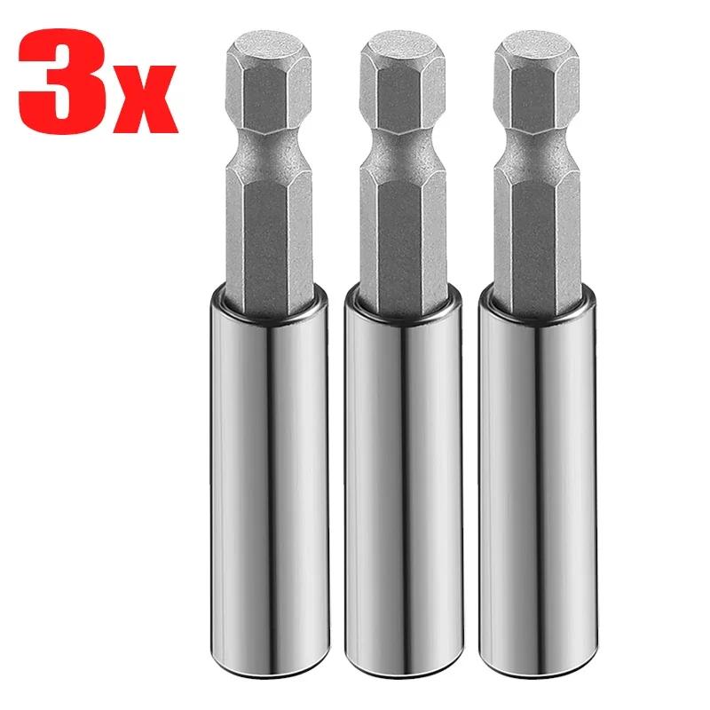 Magnetic Screwdriver Extension Hexagonal Handle Extended Carbon Steel Connecting Rod Screwdriver Bit Holder Power Tool Wholesale