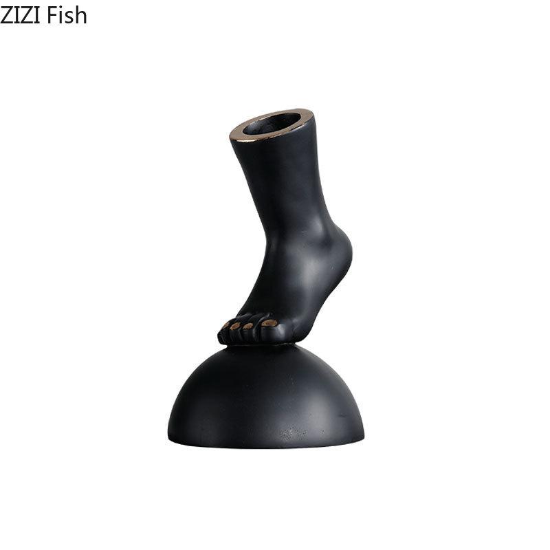 Kreative Hand- und Fußstatue Kunstwerk Schreibtischdekoration Abstrakte Handarbeiten Menschlicher Körper Skulptur Ornamente Raumästhetik Dekor