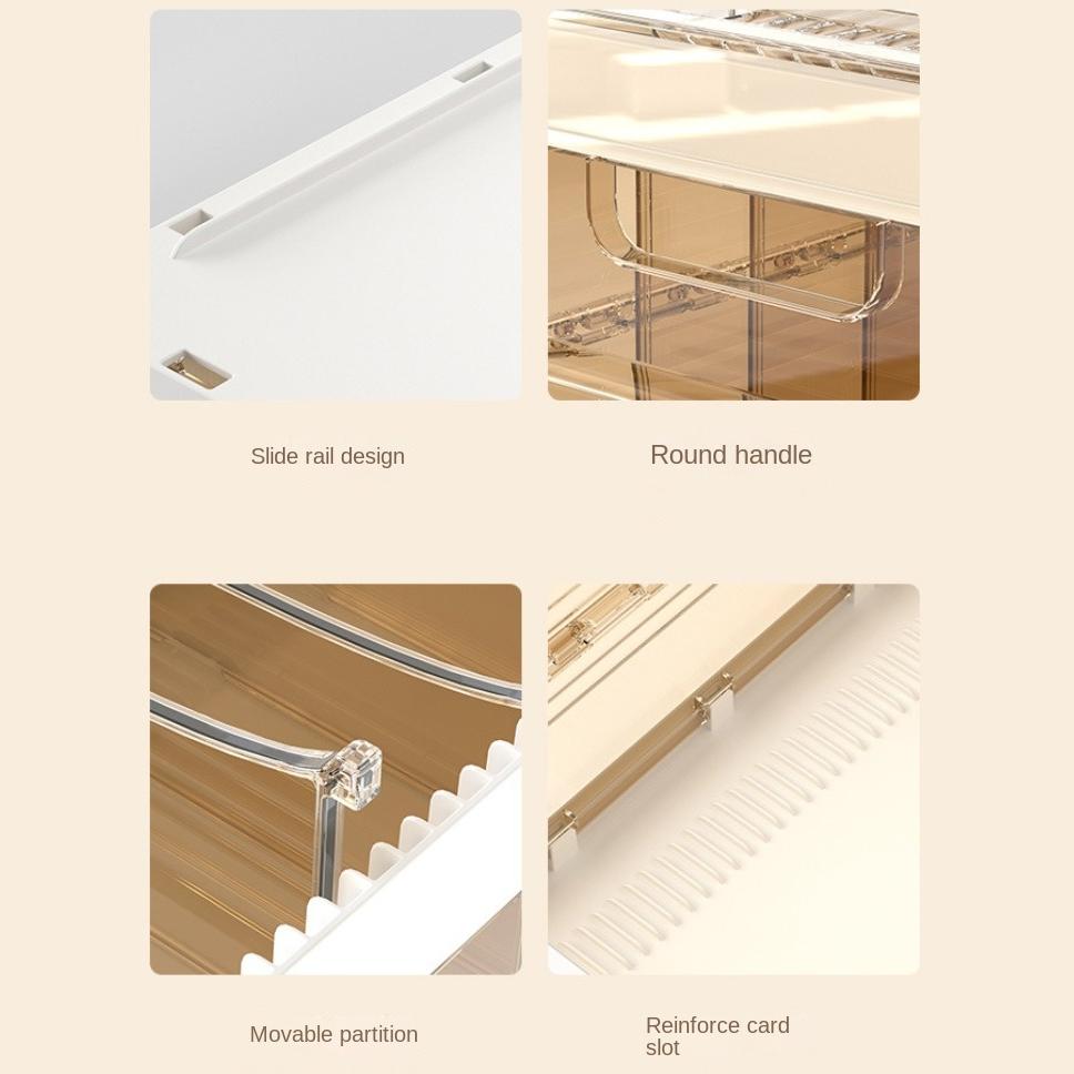 With Lids Drawer Shelf Stackable Pants Storage Container Tough Closet Storage Bins  Living Room