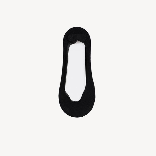 1/3/5 Pairs Summer Invisible Silicone Anti-slip Socks No Show Ultra-thin Breathable Sock Solid Color Ice Silk Low Cut Boat Socks