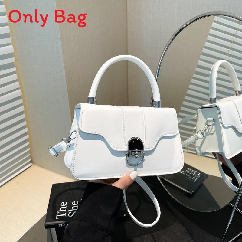 Urban Minimalist Pu Crossbody Bag For Daily Use With Lock Closure And Phone Pocket