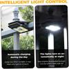 1-6 st LED-klämfästa solcellslampor Utomhus Vattentäta LED-lampor Rörelsesensorlampor 3 lägen 3 monteringssätt Solcellsdriven säkerhetsbelysning för staket Garage