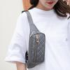 Women Plaid Waist Bag Female Canvas Waterproof Belt Bags Designer Crossbody Chest Bag Ladies  Fanny Pack