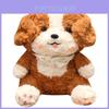 Peluche Carino Cane Border Collie con Decorazione Sciarpa per Regalo di Compleanno per Bambini