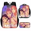 K-Pop Hunter Magic Girls New Children's Backpack DIY Customizable Unisex Student Bag Kindergarten Double Shoulder Cute Cartoon