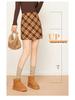 2025 Cozy Wool A-line Skirt: Thick, Warm, Drapey, Comfortable with Slit & Hip-hugging Fit for Autumn/Winter