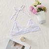 "XL Plus Size European & American Lace Sexy Triangle Cup Tie-String Bra Top 8811A"