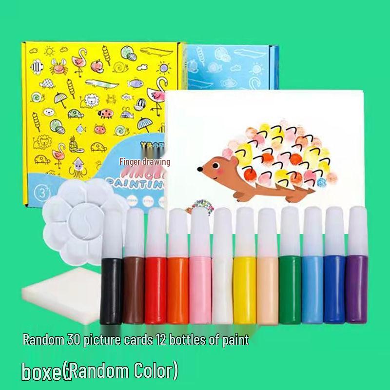 Preschool Art & Craft Materials: DIY, Finger Painting & Coloring Fun Set
