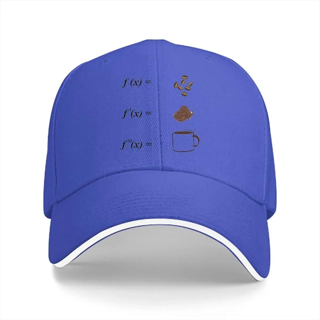 Math and Coffee Integrations Calculus Mathematics Baseball Caps Peaked Cap Meme Sun Shade Hats for Unisex Women