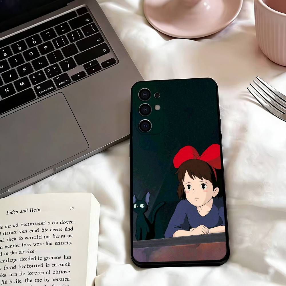 K-Kikis-is Delivery-y Phone Case For Samsung S25,S24,S21,S22,S23,S30,Ultra,S20,Plus,Fe,Lite,Note,10,Black Cover Samsung S24Plus