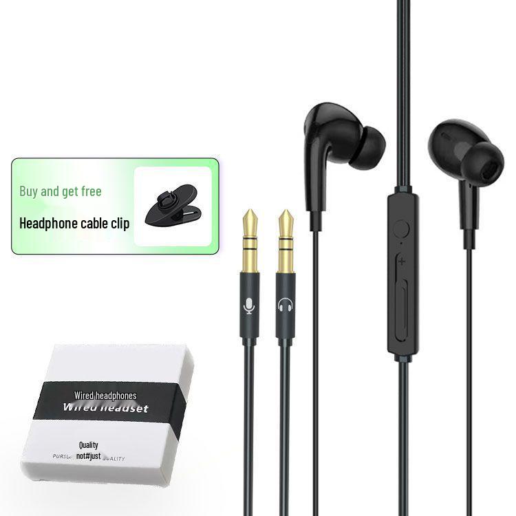 Wired In-Ear Headphones with Microphone, 3m Cable, Great for Live Broadcasts and Monitoring