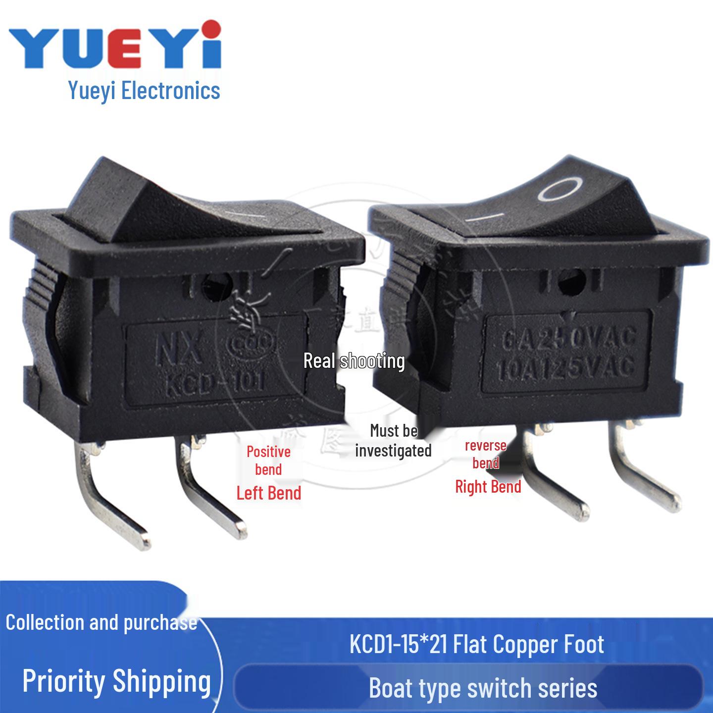 

KCD1 All Black Dual-Speed 2-Pin Flat Copper Foot, 15x21mm, Left Bend, Right Bend, High Current Circuit Card Clamp Left Bend Two-Pin Two-Speed
