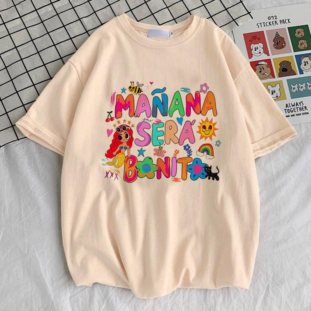 Karol g tshirt girl anime Retro Y2k Pop Culture tshirt Women Vintage graphic streetwear Pop Culture kawaii S