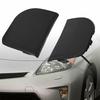 2pcs Black Front Bumper Tow Hook Eye Cover Cap Replacement Fit for Toyota Prius 2012-2015 Car Exterior Trailer Hole Lid Pair