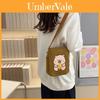 Adorable Cartoon Canvas Shoulder Bag For Kids Perfect For Everyday Use And Storage