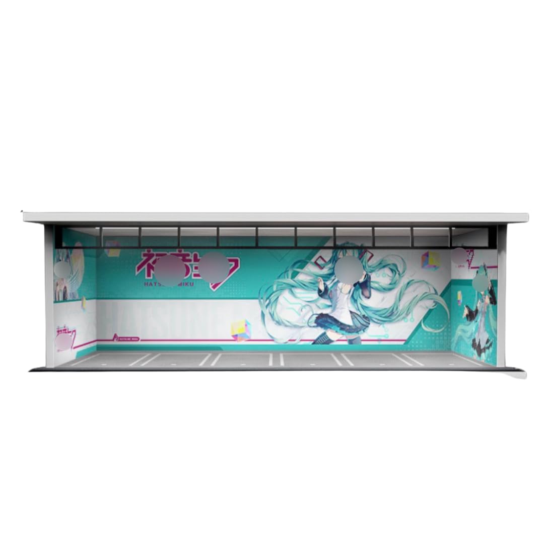 

Moreart Diecast Car Garage Diorama Display Photography Model Collection MO914000A 1/64 Case, Background, (light blue) [Used] світло-синій колір