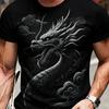 Herren Mode 3D Gedrucktes Herren T-Shirt Rundhals Kurzarm Trendige Streetwear