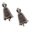 1/2/10Pcs Antique Bell Chinese Mini Sculpture Pray Guanyin Buddha Bell Shui Feng Bells