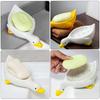 1pcs Duck Shaped Soap Holder Bathroom Decor Non Slip Soap Box With Drain Holes Fast Drying Yellow Cute Soap Dish For Sink