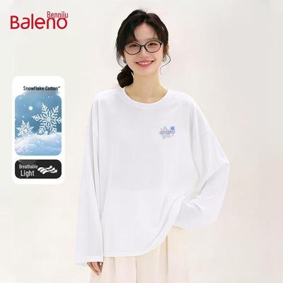 Baleno Women's Thin Snow Cotton Long-Sleeve Casual Top