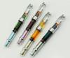 Yongsheng 3008 Fountain Pen, Extra Fine Nib, EF, Transparent Barrel, Silver Trim, Screw-On (Set of 4)
