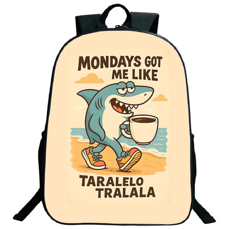 Tung Tung Tung Sahur Rucksack Italienischer Brainrot Cartoon Kinder Jungen Mädchen Studenten Schulrucksack Tralalero Tralala Teenager Umhängetasche