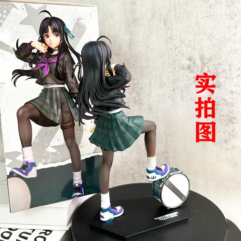 Heanna Anon Drum Girls Band Premium Anime Action Figure Pvc Collectible Desktop Ornament Birthday Gift For Anime Fans Collectors