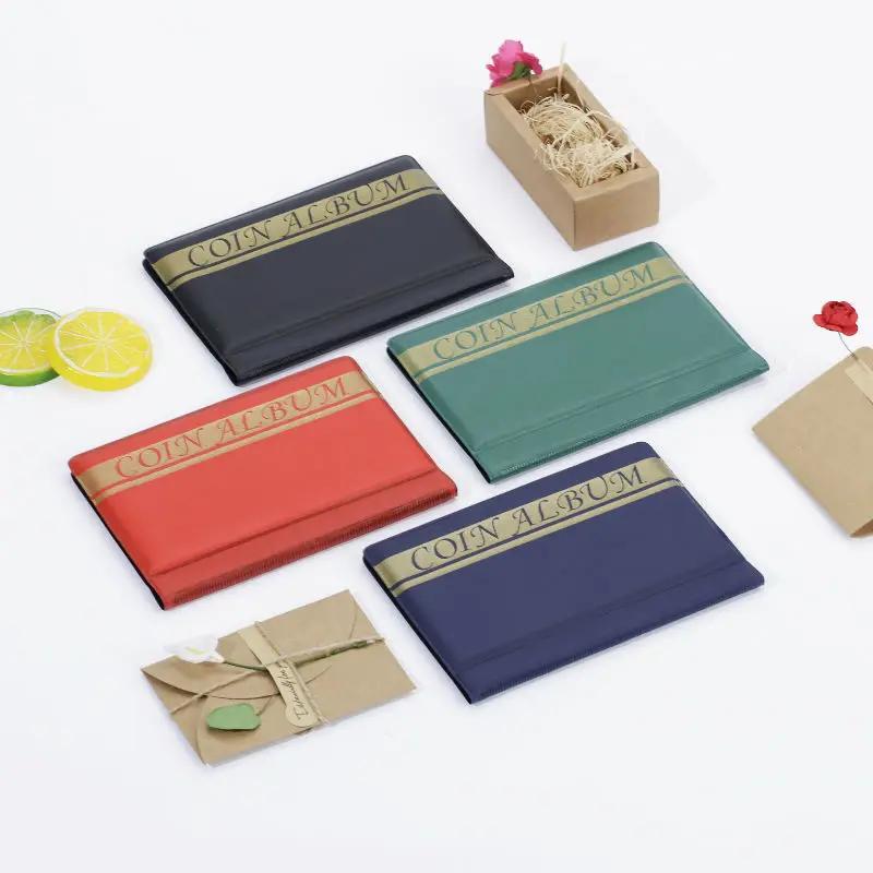 10PCS Album for Coins Albums Page 12/20/30/42 Pocket Coins Collection PVC Transparent Inside Pages 250 X 200 Mm Coins Loose Leaf