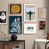 Nordic Canvas Painting for Home Decor, Wall Art, Prints, Fine, Little Day, Swan, Flower, Trees, Woman, Picture, Bedroom