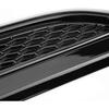 KIMISS Hood Vents, Exterior Hood Air Vent Outlet Wing Trim for Land Rover Range Rover Evoque 2012-2018(Black)