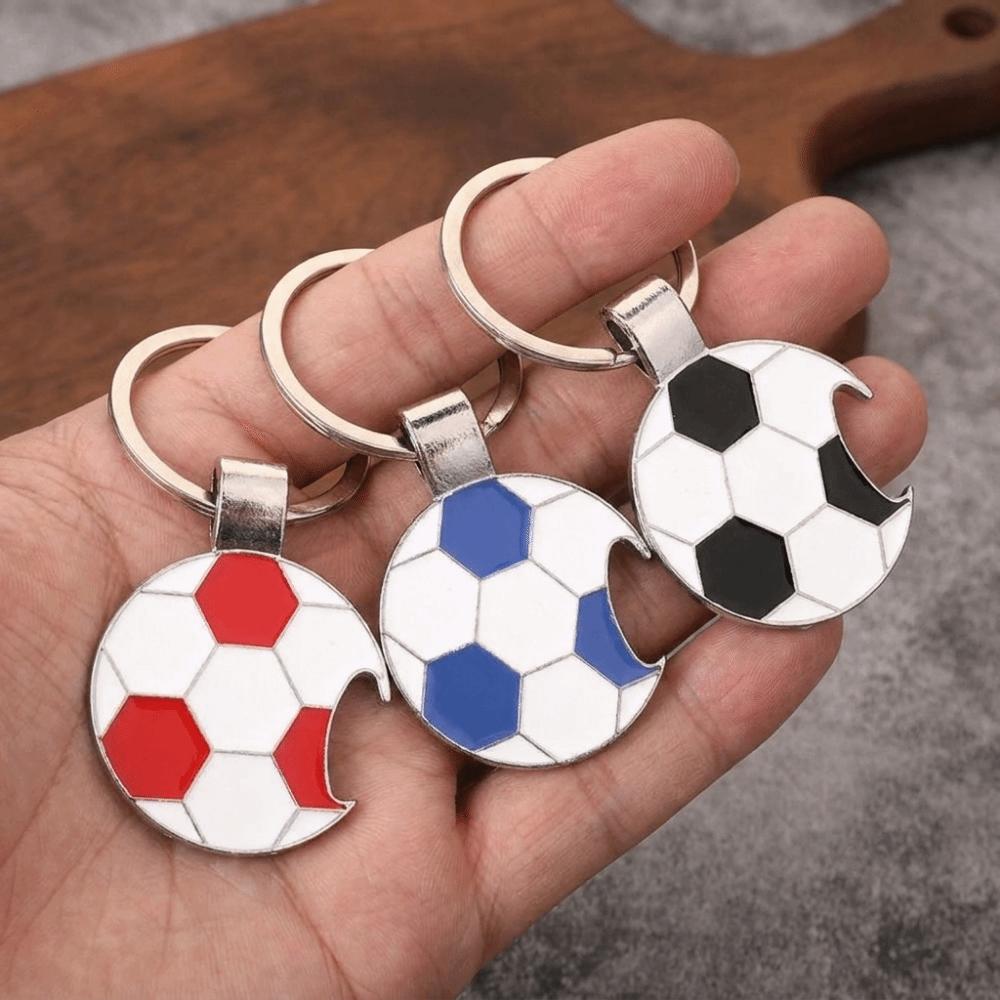 Decorative Football Key Chain Zinc Zinc Zinc Alloy Football Bottle Opener Football Party Favors
